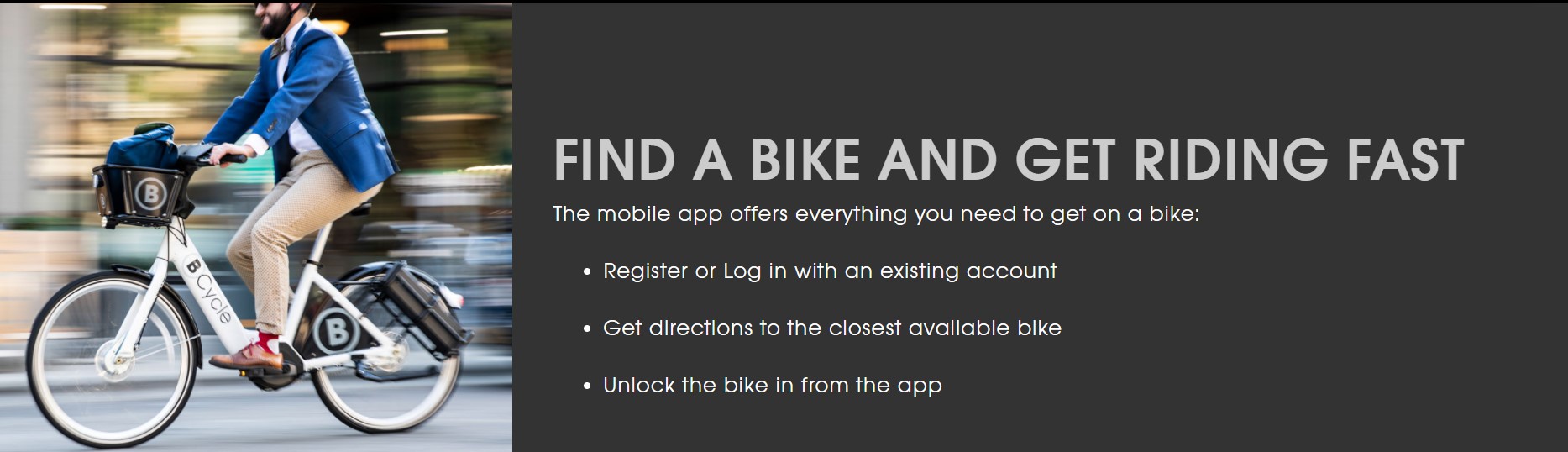 Introducing the new BCycle app—Checkout bikes, manage your account, or get directions