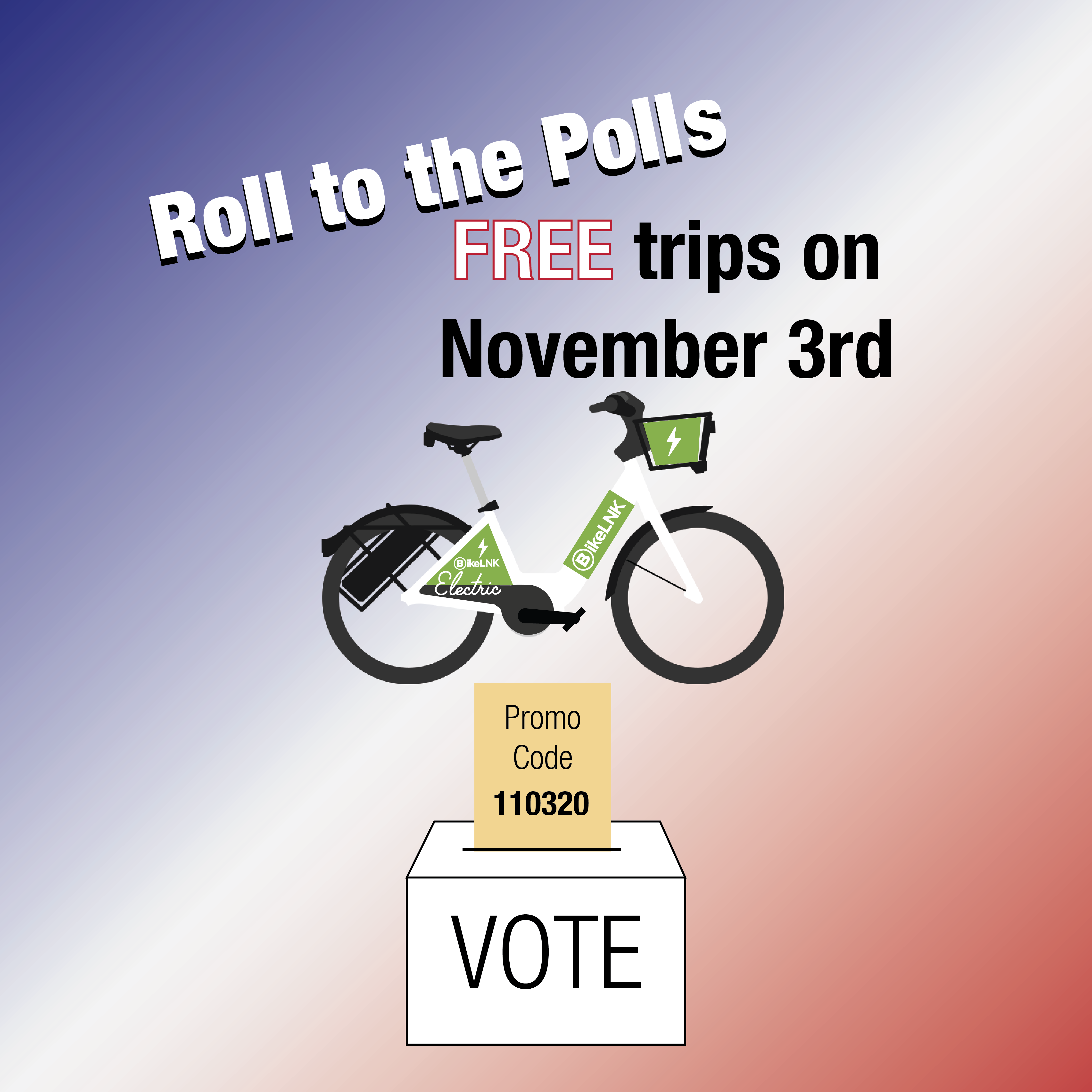 Roll to the Polls BikeLNK